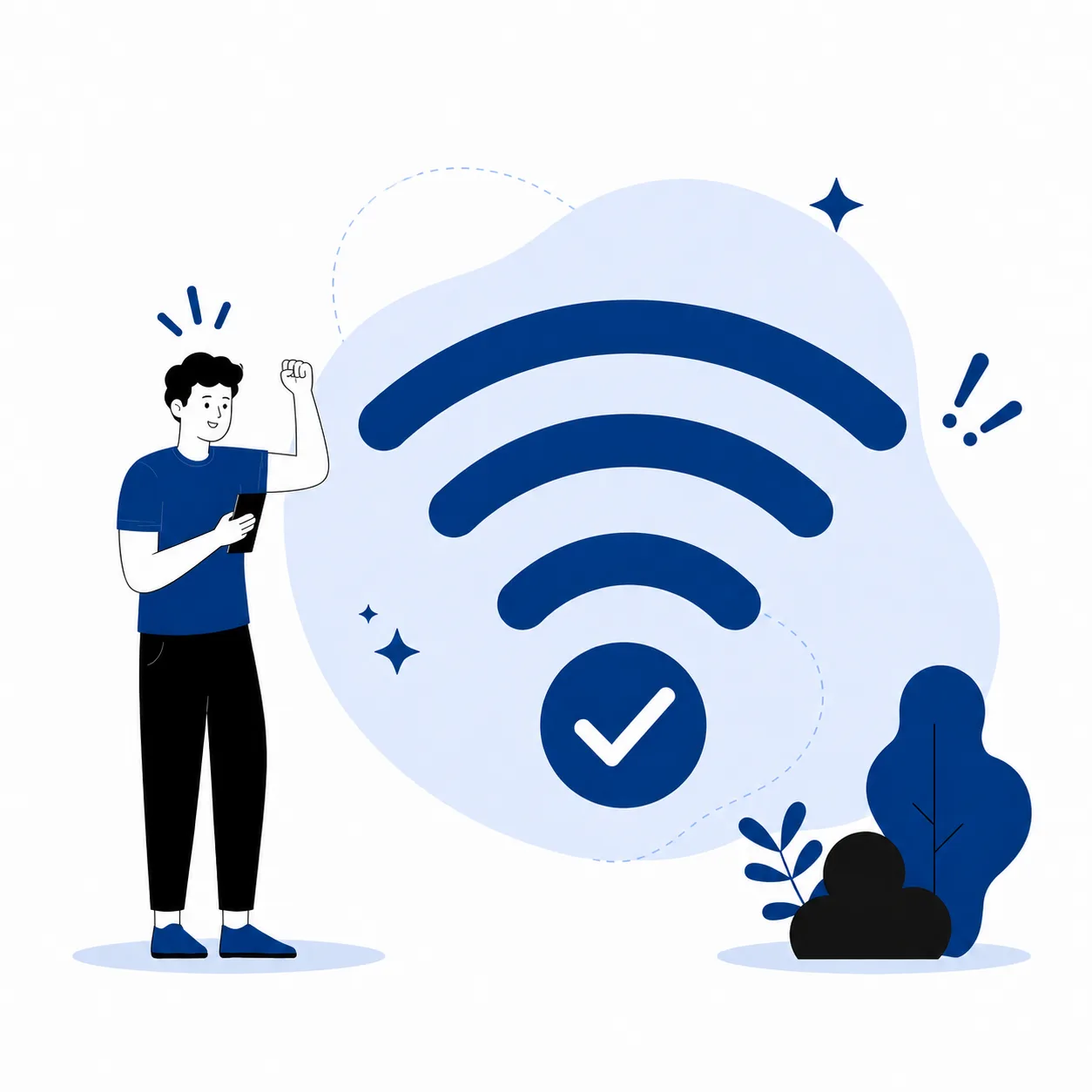 Ilustrasi jangkauan layanan BeresNET